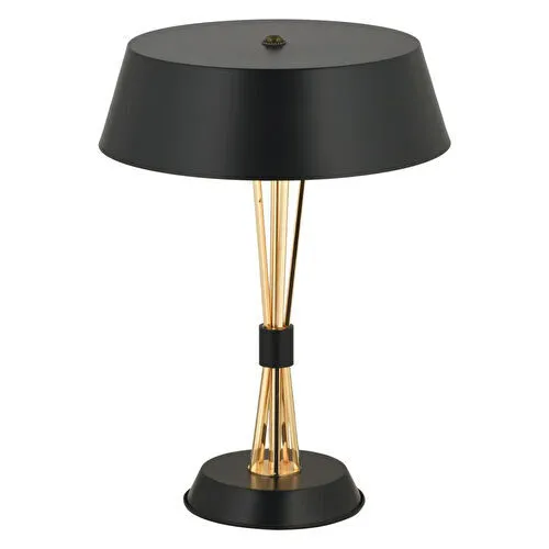 Apliqa Noris Tekli Gold Modern Oturma Odası, Yatak Odası, Salon Abajur