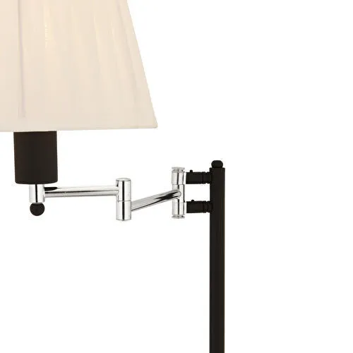 Apliqa Hestia Siyah Krom Modern Dekoratif Köşe Lambader