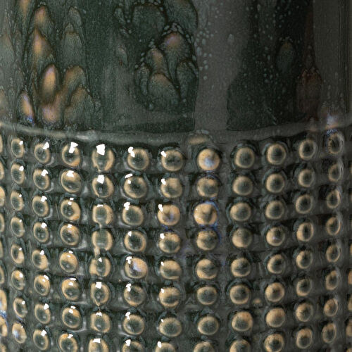 Mudo Home Azul Serami̇k Vazo 14x27cm