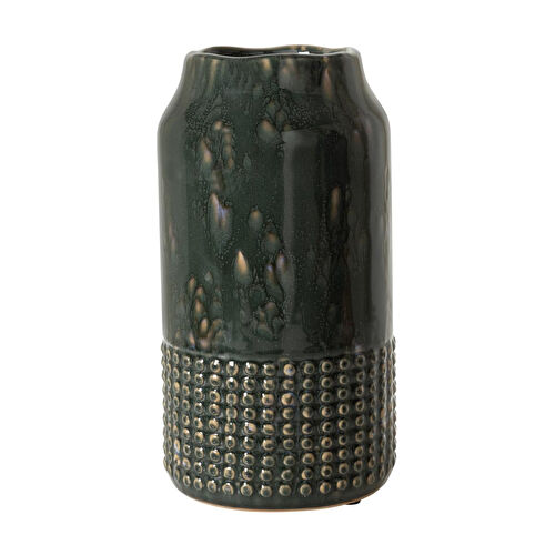 Mudo Home Azul Serami̇k Vazo 14x27cm