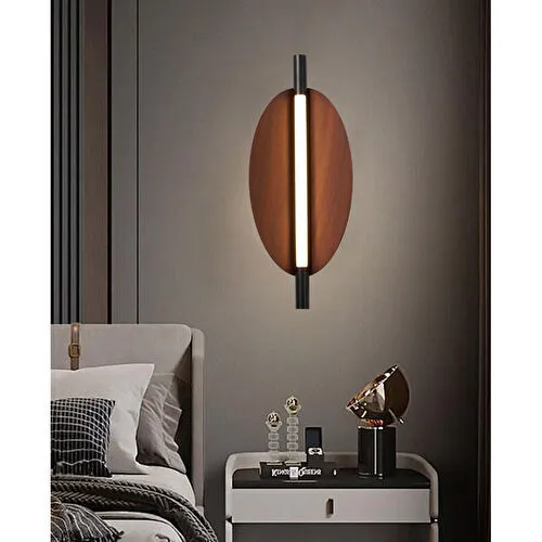 Apliqa Vion Siyah Yaprak Desenli Ledli Aplik