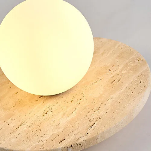 Apliqa Eira Traverten Desenli Modern Salon, Yatak Başı Aplik