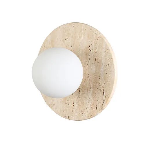 Apliqa Eira Traverten Desenli Modern Salon, Yatak Başı Aplik