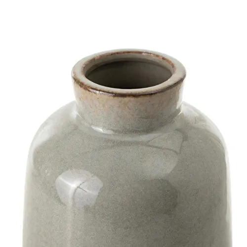 Mudo Home Ashen Serami̇k Vazo 16x31 Cm