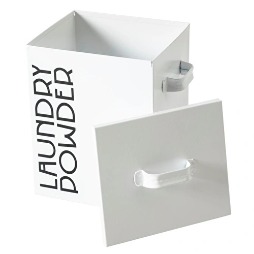 Mudo Home Roma Deterjanlik Mat Beyaz 18x15x23 Mudo Home Roma Deterjanlik Mat Beyaz 18x15x23
