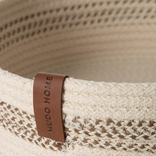 Mudo Home Venus Düzenleyi̇ci̇ Sepet Bej Ekru 8x25