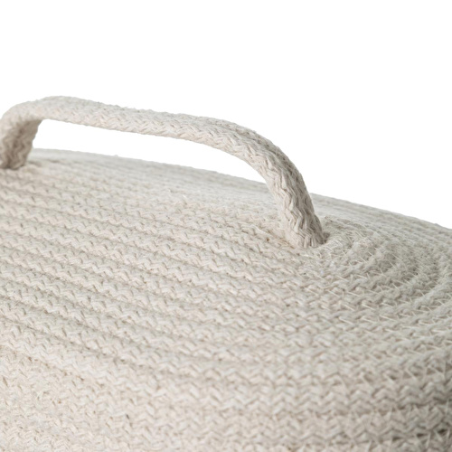 Mudo Home Venus Oval Düzenleyi̇ci̇ Sepet Bej Ekru 30x13x11