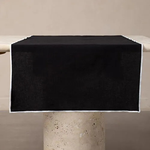 Mudo Home Brenda Runner Si̇yah 50x130