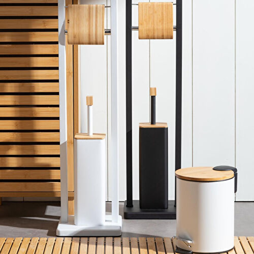 Mudo Home Boho Tuvalet Firçalik&kağitlik Beyaz