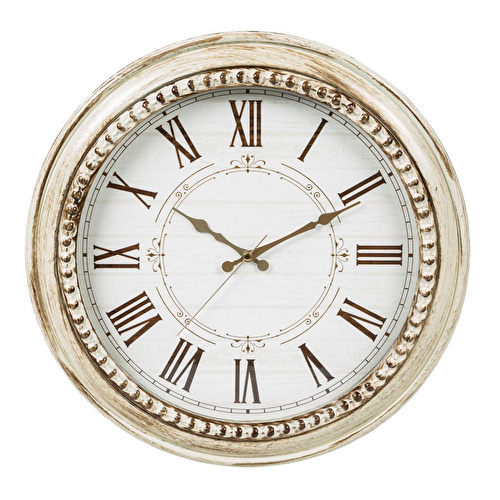 Mudo Home Eski̇tme Bej Duvar Saati̇