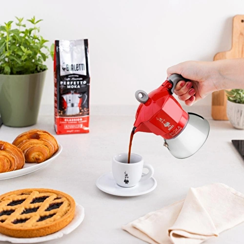 Bialetti İndüksiyon Mokapot Kırmızı 2 Cup