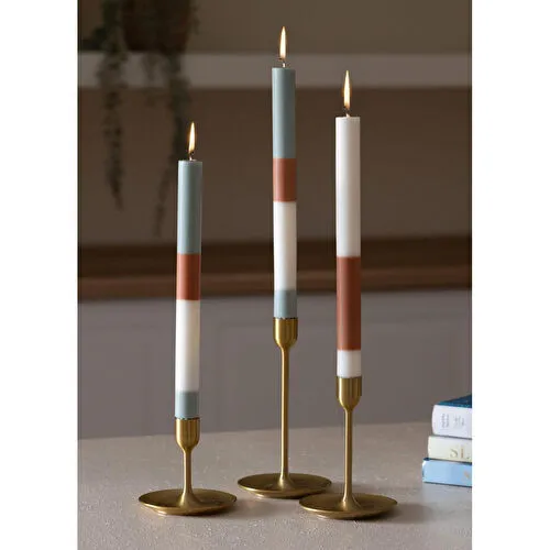 The Mia Dekoratif Mum 3lü Çam Ağacı 30 Cm