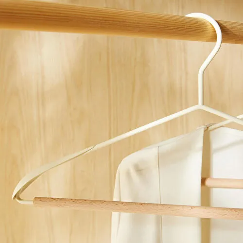 Ocean Home Textile 8'li Ahşap Destekli Omuz Formlu Beyaz Renk Kauçuk Kaplamalı Metal Giysi Askısı 21.5 X 42 X 0.5 Cm Ocean Home Textile 8'li Ahşap Destekli Omuz Formlu Beyaz Renk Kauçuk Kaplamalı Metal Giysi Askısı 21.5 X 42 X 0.5 Cm