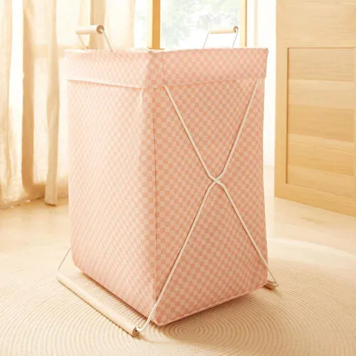 Ocean Home Textile Katlanabilir Metal Destekli Beyaz Renk Pembe Dama Desen Çamaşır Sepeti 36 X 33 X 60 Cm Ocean Home Textile Katlanabilir Metal Destekli Beyaz Renk Pembe Dama Desen Çamaşır Sepeti 36 X 33 X 60 Cm