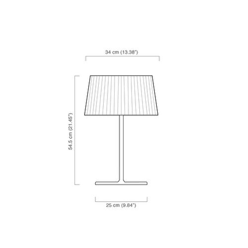 Soli Workshop Esenta Small Metal Masa Lambası - Bordo