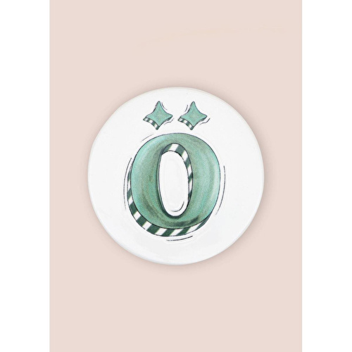 The Mia Harf Bardak Altlığı Ö The Mia Harf Bardak Altlığı Ö