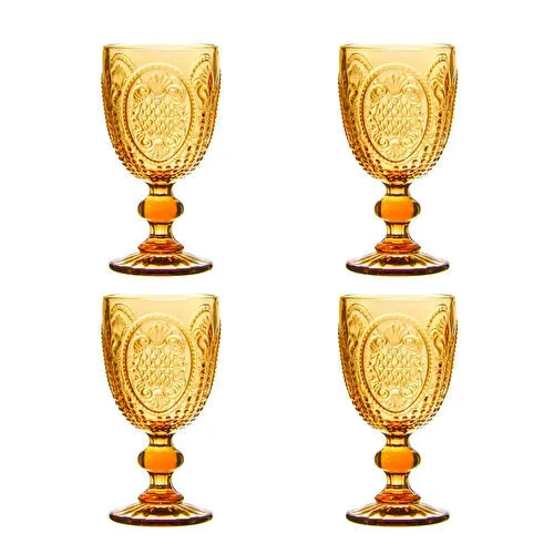 Lucky Art Velora Lucky Art 4lu Cam Kadeh Seti Amber