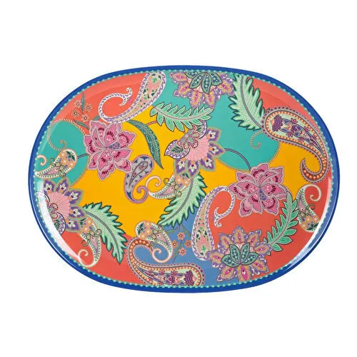 Lucky Art Paiselle Melamin 2li Tepsi Seti Lucky Art Paiselle Melamin 2li Tepsi Seti