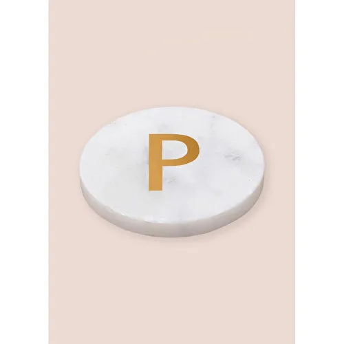 The Mia Mermer Bardak Altlığı P