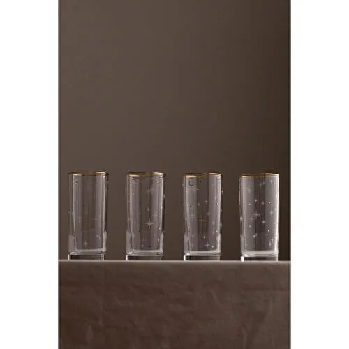 Rakle Star 4'lü Meşrubat Bardağı Seti 380 Cc