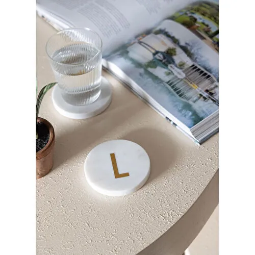 The Mia Mermer Bardak Altlığı L