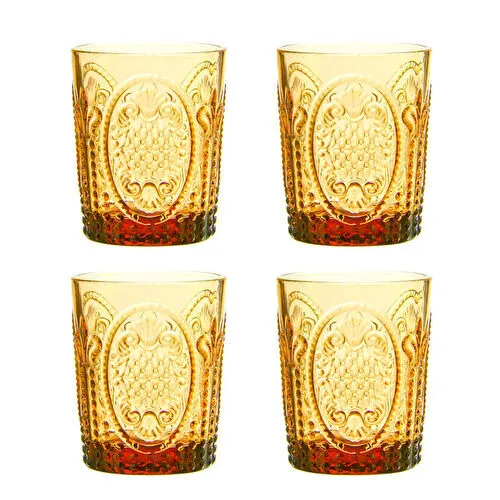 Lucky Art Velora Lucky Art 4lu Cam Su Bardagı Seti Amber