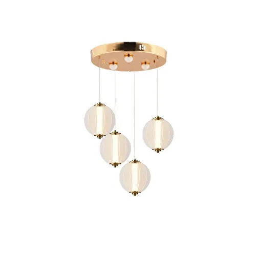 Apliqa Penny 72 Watt 4'lüyuvarlak Bakır Led Sarkıt Avize Apliqa Penny 72 Watt 4'lüyuvarlak Bakır Led Sarkıt Avize