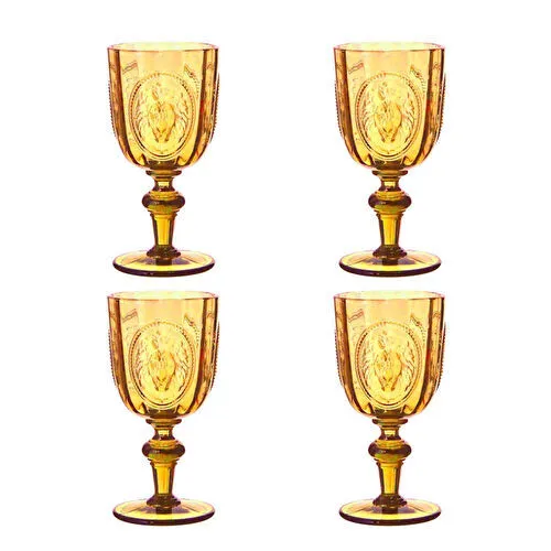 Lucky Art Palmera Lucky Art 4lu Cam Kadeh Seti Amber