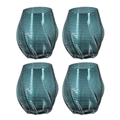 Lucky Art Florence Lucky Art 4lu Cam Su Bardagı Seti Mavi