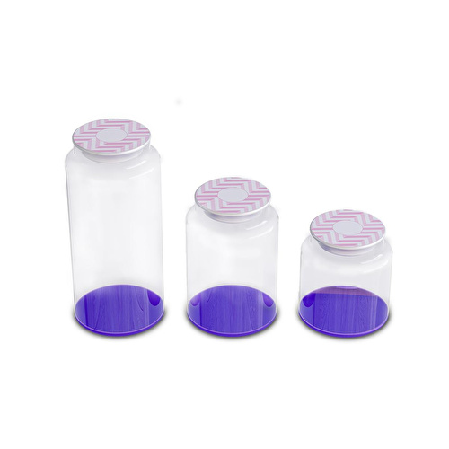 Kavalye Büyük Boy Üçlü Kavanoz Kavalye Büyük Boy Üçlü Kavanoz