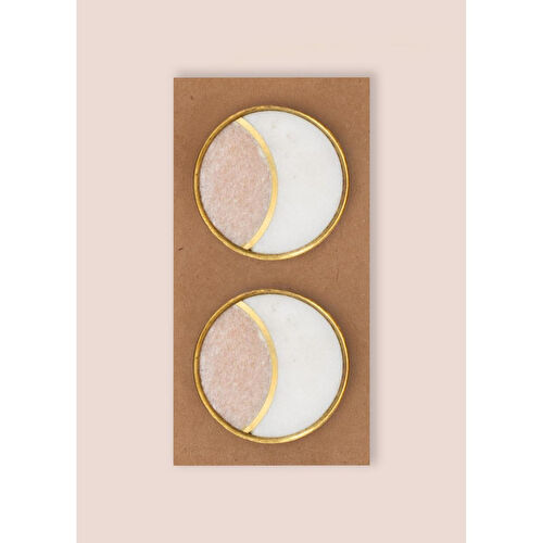 The Mia Mermer Çekmece Ve Dolap Kulbu 2li Set Klp20