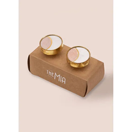 The Mia Mermer Çekmece Ve Dolap Kulbu 2li Set Klp20