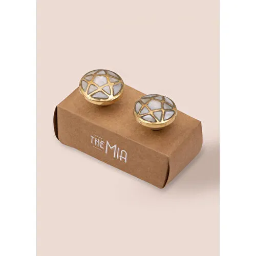 The Mia Pirinç Çekmece Ve Dolap Kulbu 2li Set Klp19