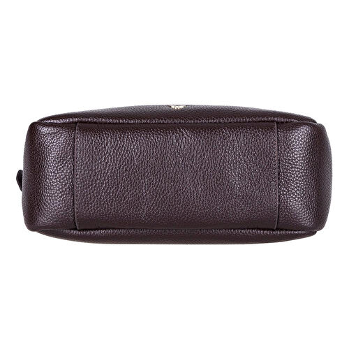 Bloominbag Ravello Cimbrone Espresso Brown Leather Shoulder Bag / Deri Omuz Çantası