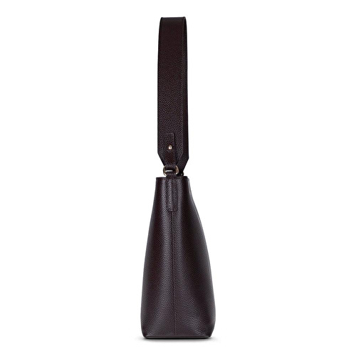 Bloominbag Milano Zip Tote – Toffee Brown Hakiki Deri Askılı Kadın Omuz Çantası