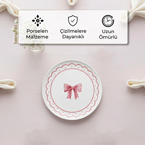 Bernardo Ribbon 6 Parça Pasta Takımı