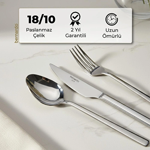 Bernardo Minor 18 Parça Çatal Kaşık Bıçak Seti Bernardo Minor 18 Parça Çatal Kaşık Bıçak Seti