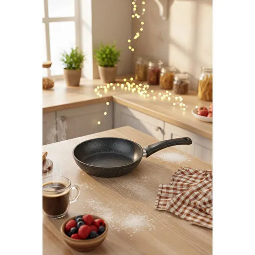 Bernardo Melcor 9 Parça Granit Tencere Seti Gri