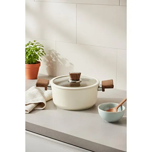 Bernardo Mayasa 7 Parça Seramik Tencere Seti Fil Dişi