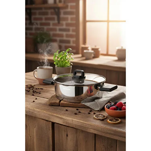 Bernardo Stella 8 Parça Çelik Tencere Seti