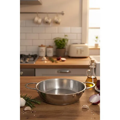 Bernardo Macro 2 Parça Çelik Tava Seti