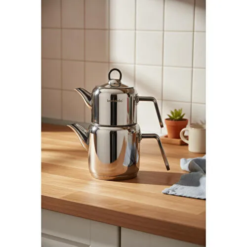 Bernardo Vellora Çelik Çaydanlık Takımı Mini