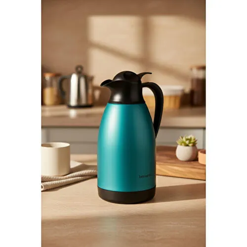 Bernardo Grandio Çelik Termos Turkuaz 2 Litre