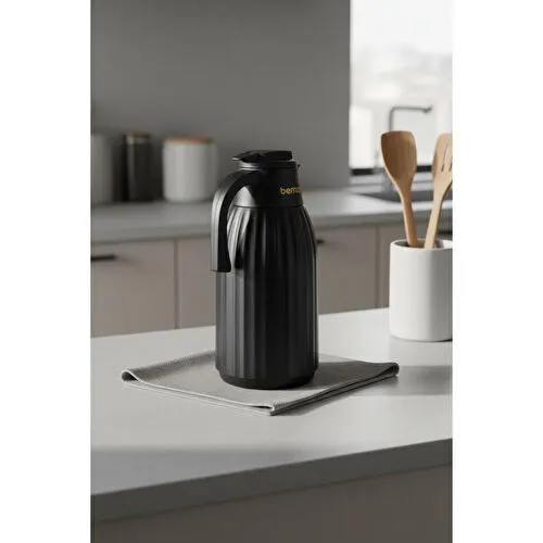 Bernardo Silva Cam Termos Siyah 1.5 Litre