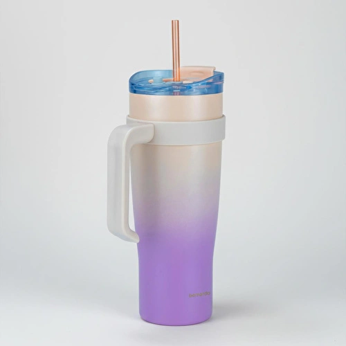 Bernardo Alto Pipetli Termos Bardak Pembe 1000ml