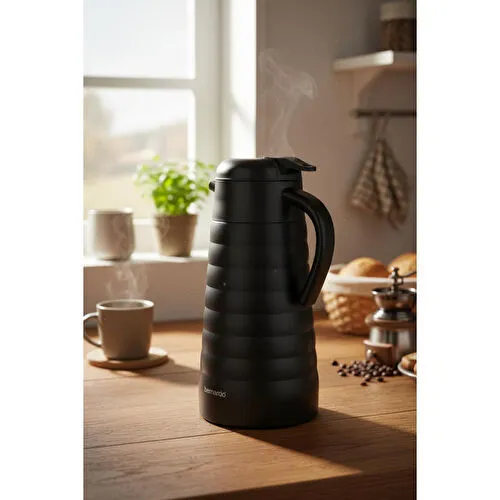 Bernardo Nora 2 Litre Çelik Termos Siyah