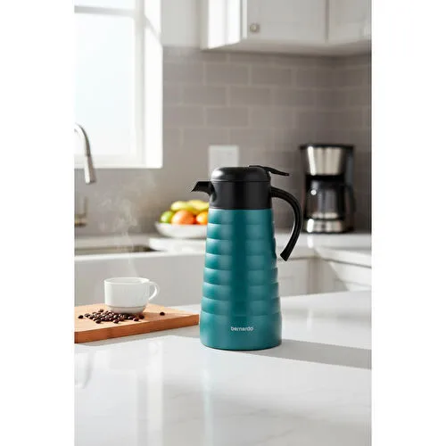 Bernardo Nora 2 Litre Çelik Termos Turkuaz