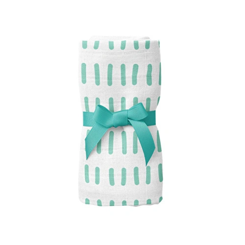 Itsy Bitsy Kids Amulet Blossom Lines , Müslin Bebek Örtüsü , 70x70 Cm