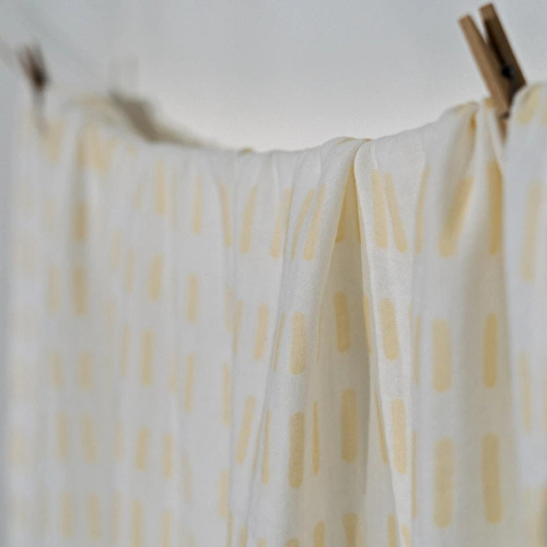 Itsy Bitsy Kids Amulet Lemon Lines , Müslin Bebek Örtüsü , 100x100 Cm