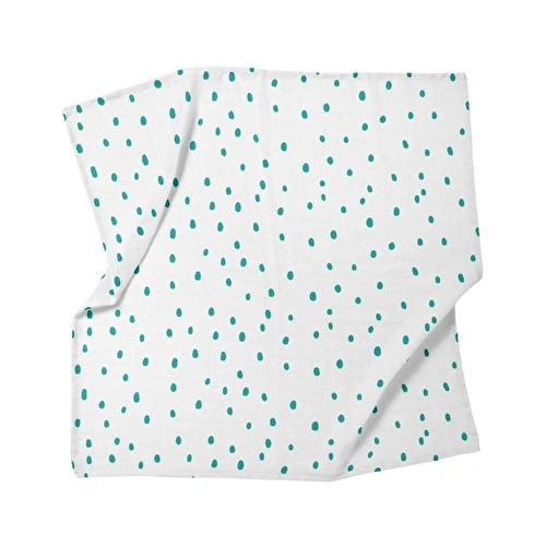 Itsy Bitsy Kids Bird Of Life Mint Dots , Müslin Bebek Örtüsü , 100x100 Cm